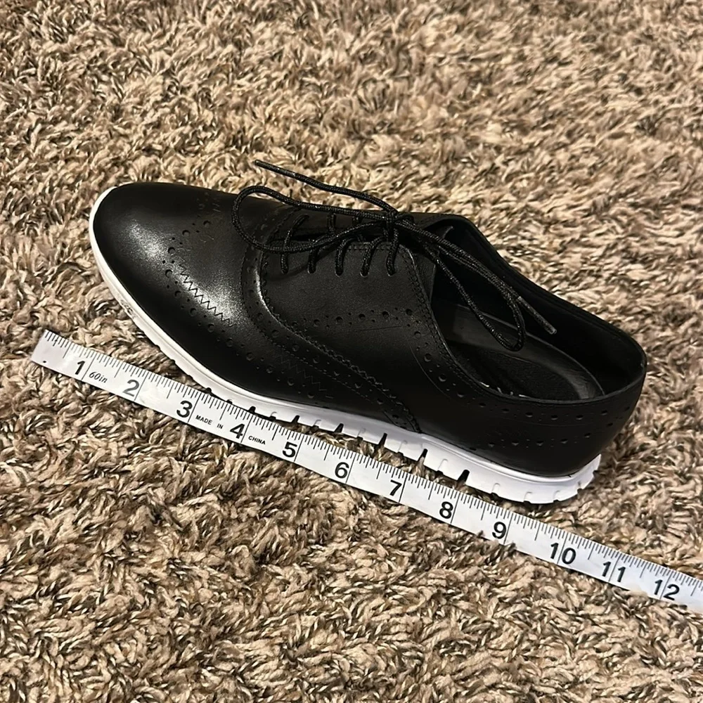 Cole Haan Zerogrand Wingtip Oxford Shoe Tie Black Size 8 - Picture 10 of 10